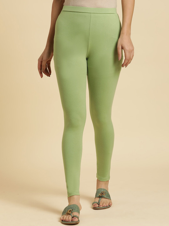 Cotton Lycra Ankle Length Leggings